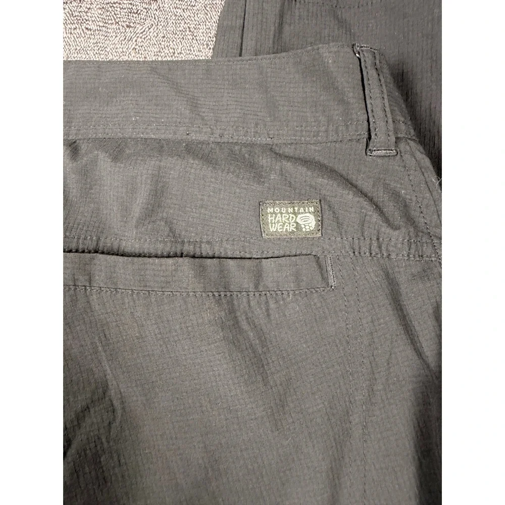 Mountain Hardwear Mens Hiking Pants Charcoal Gray Ripstop 32x32 2025841